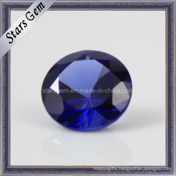 Synthetic 34# Blue Sapphire for Jewelry